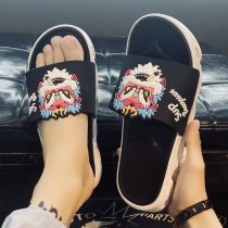 Slippers Men Trends 2022 Summer New National Tide Casual Net Red Soft Bottom Trampled outside wearing a soft base anti-slip and cool drag