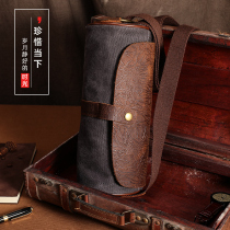Single Shoulder Diagonal Satchel Wave Card Postman small backpack Trampoline Trampoline Fashion Bucket Bag Han Edition Casual Mens Bag Personality