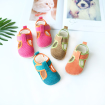 Inner Lianz Rise Children Shoes Baby Shoes Traditional Machine Na Anti Slip Rubber Bottom Light Core Suede Button Sandal 5421C