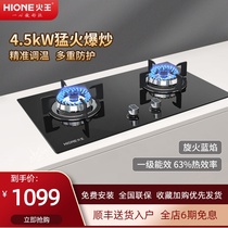 Fire King 2WJA B1 natural gas stove double stove gas stove kitchen household liquefied gas stove gas stove fire stove
