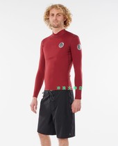 Rip Curl Both sides wear 1 5mm surf cold suit wet suit Long sleeve top sunscreen wetsuit Swimsuit thin man