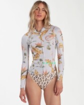 New Billabong1mm Top Surf Wash Wash Jacket Jacket Jacket Zippered Wetsuit Autumn and Winter Women