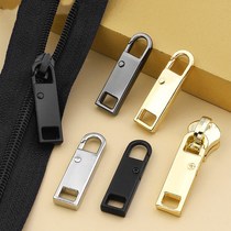Zipper accessories zipper head mens womens leather bag pull sheet tent mosquito net pull head movable snap button high quality plating