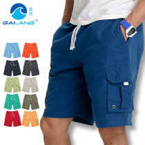 Gailang beach pants mens quick-drying loose large size solid color casual five-piece pants shorts summer thin shorts