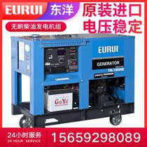 Japan Toyo TDL16000ETDL22000E12 16KVA diesel generator set single phase 220V electric start