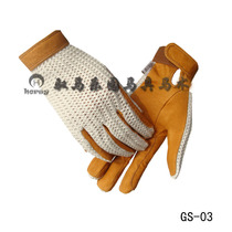  Special offer equestrian pigskin gloves needle and thread mesh gloves riding gloves horse park harness equestrian