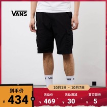 (National Day) Vans Vans official black tooling mens woven shorts