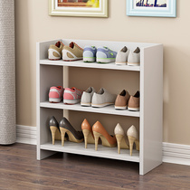 Simple new shoe rack home entrance student dormitory space saving large capacity storage rack multifunctional wood-based panel