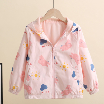 Girl coat spring and autumn women children autumn 2021 Autumn New Coat