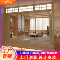Shanghai simple Japanese tatami custom whole study bay window childrens room solid wood combination wardrobe full house custom made