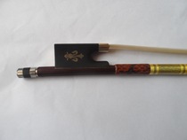  High-end violin bow inlaid with copper flower color shellfish wrap angle elasticity is good cost-effective
