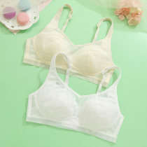 Thin non-rimless girls  underwear Ultra-thin bandeau summer season bra Junior high school college student development bra