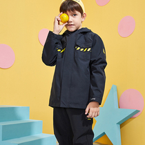 Li Ning Childrens clothing Boys fashion series stormtrooper three-in-one windbreaker Wild comfortable sportswear YWBQ009