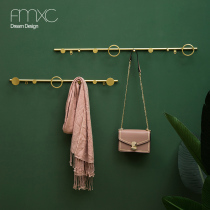 Modern Wrought iron hook hole-free entry door entrance storage decorative fitting room coat hook Wall key hook