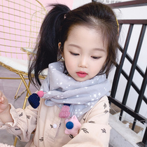 Childrens scarf autumn and winter baby baby warm triangle scarf scarf spring and autumn thin boy girl child collar