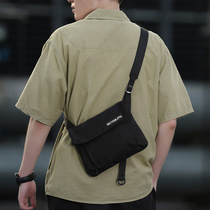 Wooden village Yaoshi boys small satchel Han version 100 lap single shoulder bag casual minimalist satchel satchel backpack student bag bag