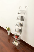 Six-layer CD disc rack European and American fashion metal grid creative home office organization