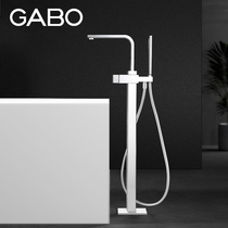 GABO Guanbo bathroom freestanding bathtub shower faucet Cylinder side floor-standing shower faucet Hot and cold water 18B026