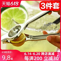 Kumquat green yellow manual Press clip lemon fruit juicer stainless steel juicer juicer for household