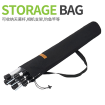 Outdoor camping storage bag awning large canopy pole storage bag tent pole bag fishing rod portable tote bag