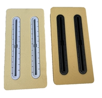 Hydrofoil Tail Rudder Slot Foamed PVC Reinforced Base Surfboard Reinforced Tail Box With Slot Black White Bracket