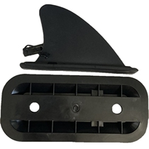 Inflatable kayak surfboard tail rudder tail fin 4 inch buckle type water rudder water divider paddle water paddle