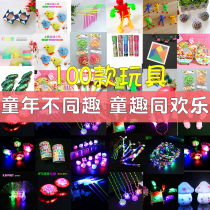 2021 Night market luminous toy stall stall toy batch hot square childrens girl small gift source push