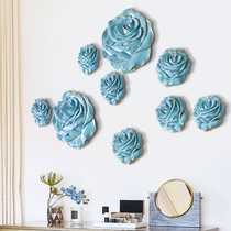 Simple Nordic three-dimensional flower wall decoration wall decoration creative living room porch shop background wall decoration pendant
