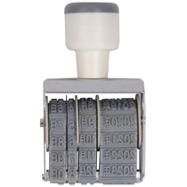 Deli 7527 Date stamp Adjustable date number stamp Year month day stamp High 5mm Financial supplies