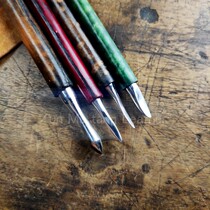 Leather carving press eraser shaping drum animal figure hair micro carving texture plastic painting stainless steel tracing pen