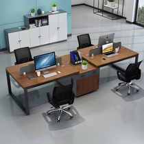 Staff office table and chair combination modern and simple 4 6 staff station office furniture staff as screen table