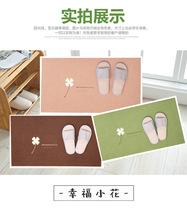 Doormat Door-to-door entrance hall door mat Bedroom bathroom Absorbent non-slip mat Home kitchen mat Carpet
