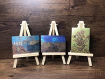 Van Goghs oil painting Als suspension bridge wheat field is produced by Van Goghs heart. Sunflower flash card
