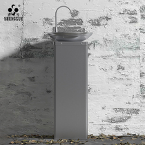 Shengxue 304 stainless steel wash basin outdoor floor standing column Basin Community Park public attractions direct drinking fountain