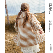 Girls fur coats Spring and autumn childrens childrens childrens great clothes autumn winter clothing 2021 new CUHK childrens clothing thickened foreign air