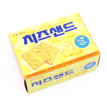 South Korea imported food cream cheese sandwich sweet biscuits cheese biscuits children casual snacks 60g