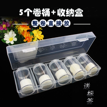 New 30mm commemorative coin rolls coin casket containing box numismatic collection box 5 yuan 30mm protection case whole roll of round drum