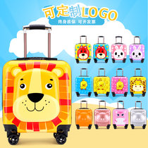 Childrens trolley case custom cartoon 18-inch suitcase student suitcase 20-inch universal wheel child boarding box