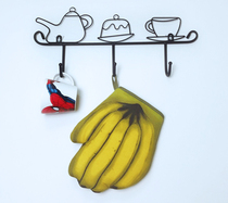 Banana Baseball Skull Gloves Microwave Kitchen Creative Insulation Baking High Temperature Resistant Thickening Gloves