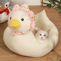 Cats nest Four Seasons general pet supplies kitten bed kittens summer cat bed Princess cat bed Princess cat Nest warm in winter