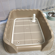 Dog toilet Automatic small dog pet dog supplies Non-wet feet Dog litter basin Dog urinal flushing potty Anti-stepping shit