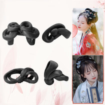 Ancient costume Chinese clothing wig can be bent bright hair bun lazy old style novice hair bag cos Tang Feng Noble Concubine