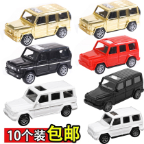 Alloy large G63 SUV cake decoration plugin for boy god childs birthday car model
