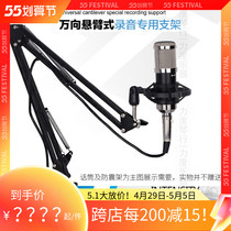 Microphone Bracket Desktop Cantilever Bracket Live Wireless Capacitive Mike Bracket Metal Shockproof Rack Universal Shelf