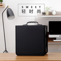 Super large capacity CD bag 400 CD storage and finishing 500 disc storage can be used for enthusiasts storage box