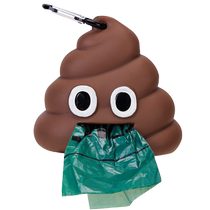 Pets ten poo bags Rubbish Bags Dog Shit Go Out Poo Bags Pick Up Poop Bags Pick Up Dog Cat Poo Poo official Guan God
