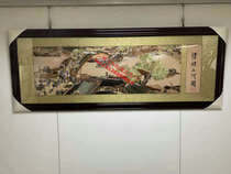 Su embroidery Qingming Shanghe map passed down famous painting Su embroidery Qingming Shanghe picture hanging painting Yao Line creative decorative painting