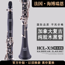 French Haiborien B-down 17-key clarinet Black pipe Children and adults beginner exam to play professional instruments