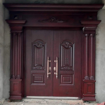 Anti-theft door Household entrance door Villa Door Door Door Door double door zinc iron alloy custom-made courtyard door