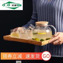 Japanese-style heating glass flower teapot tea set with filter flower and herbal afternoon tea tea set pot household fruit teapot